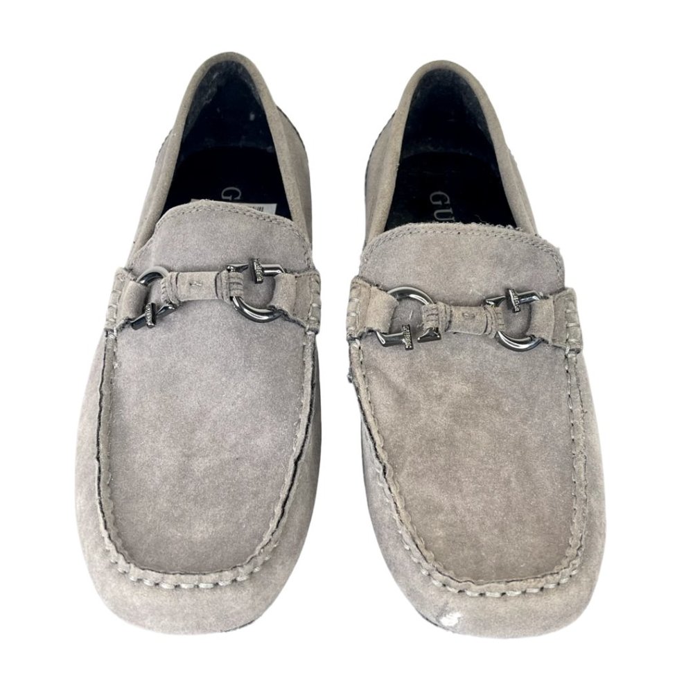 Guess Men's Gray Loafers Size:12